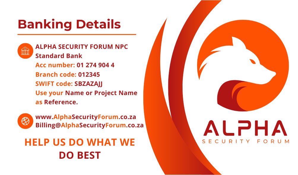 ASF Banking Details